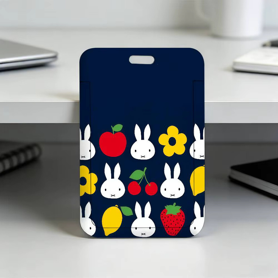 Miffy Transparente Ausweistasche mit Lanyard aus Kunststoff in Multicolour - Bild 3
