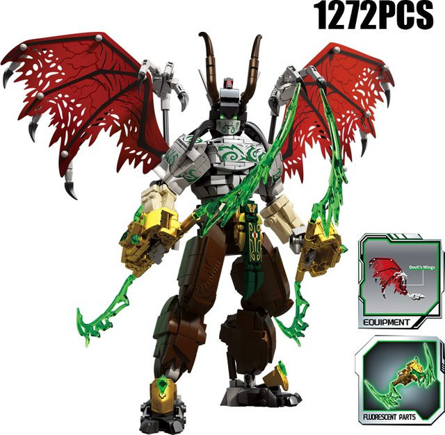 Mecha-Modell-Bausteine-Set, Fantasy, 1.289 Teile - Bild 1