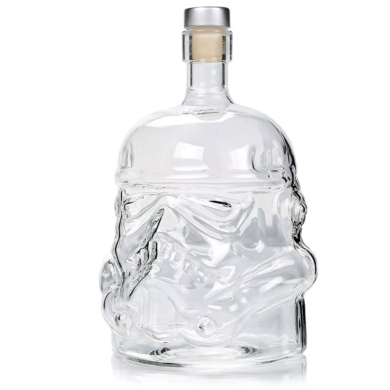 Transparente Glas-Whiskey-Karaffe für Scotch, Bourbon oder Wodka - Bild 3