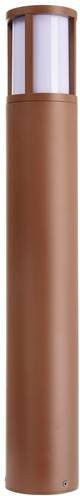 Deko Light Facado II Pollerleuchte Rostbraun E27 20W IP65 Outdoor Gartenleuchte aus Aluminium und Glas - Bild 1