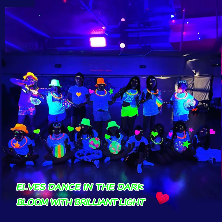 PARKSON UV LED Schwarzlicht Flutlicht Gel 220V für Halloween und Party Dekoration - Bild 5