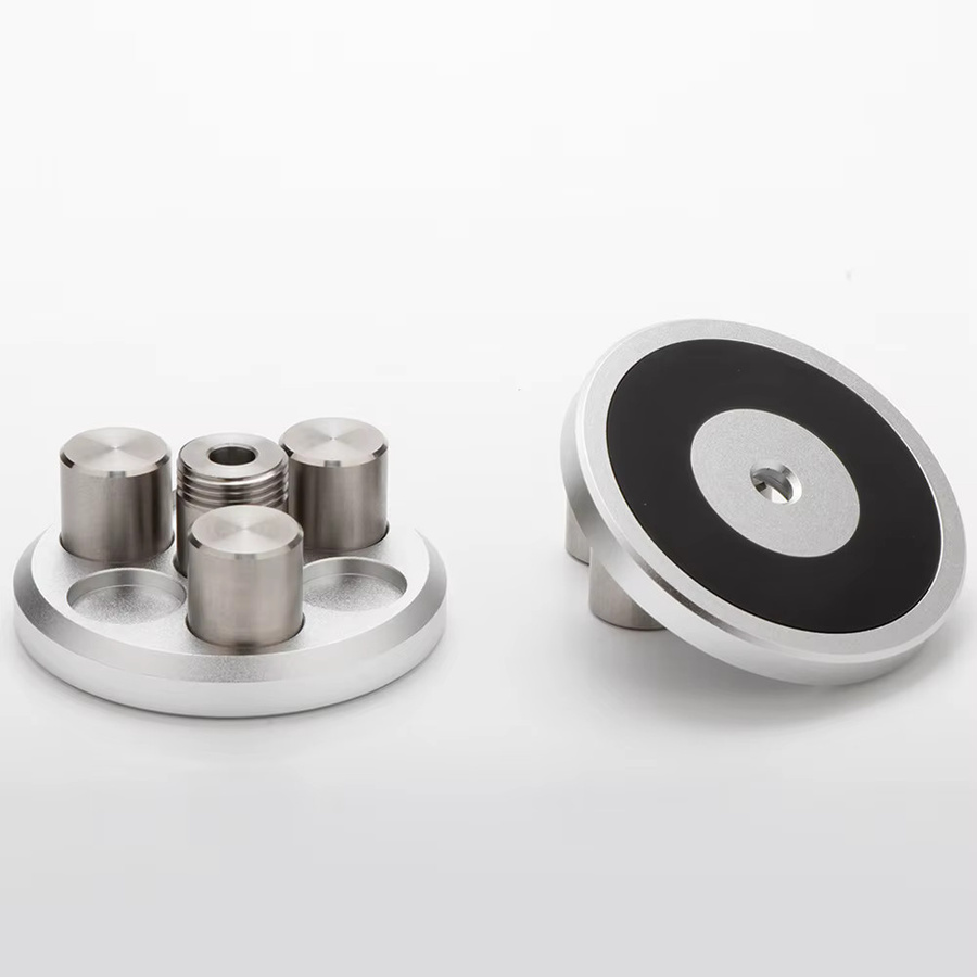 Preffair Plattengewicht für LP-Schallplatten in Silber als einstellbare Stabilisator-Plattengewichtsklemme für Vinyl-Plattenspieler - Bild 2
