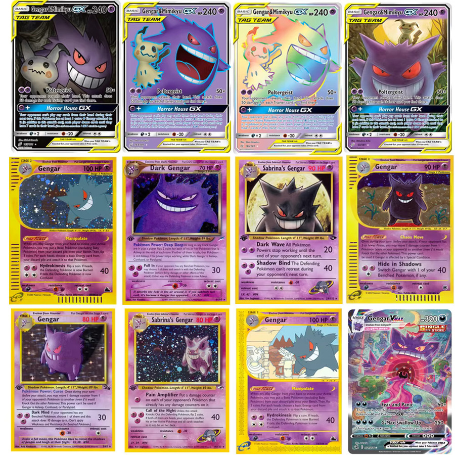 TAKARA TOMY Pokémon Gengar & Mimikyu GX Dark, Einzelfigur, Pappe / Karton - Bild 2