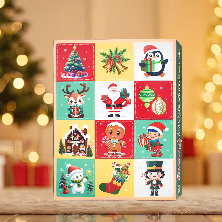Weihnachts-Countdown-Blindbox, 24-Tage-Adventskalender, Pop-Up-Spiel - Bild 3
