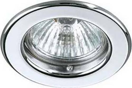 Brumberg Einbauleuchte rund aus Stahl in Chrom mit Halogen GX5.3 50W - Bild 1