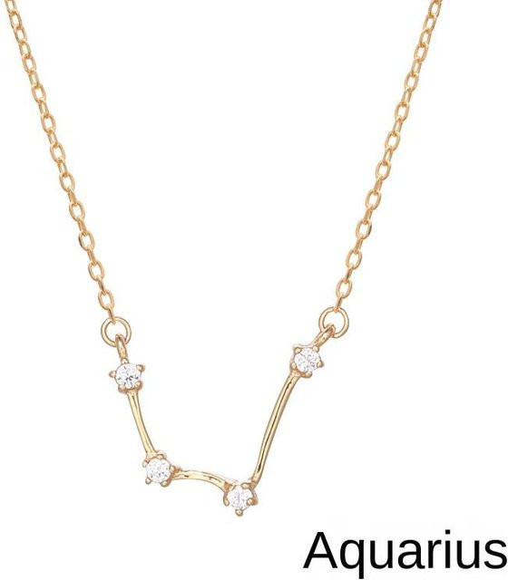 POMOiii Halskette 925 Sterling Silber, Sternen Himmel, Damen - Bild 1