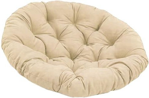 Rundes Sitzkissen Miro für Eierstühle und Hängematten in Beige - Bild 1
