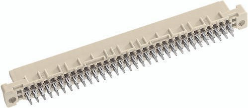 HARTING Federleiste 09022326850 aus Messing in Beige mit 2 Reihen - Bild 1