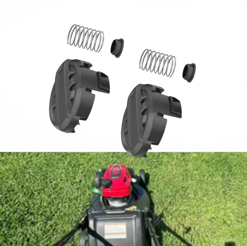 Vibratite 2-teiliges Grasmäher-Abdeckungsset in Grau und Schwarz als Ersatzteil für Unkrautentfernungsmaschinenköpfe RSDWO995-1 DWO1DT995 DCST922P1 DCST922B - Bild 2