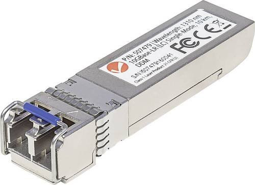 Intellinet SFP-Transceiver-Modul 507479 10 GBit/s LR in Silber, Reichweite 10 km - Bild 1
