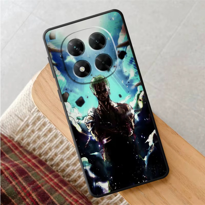 One Piece Cool Green Zoro Handyhülle für Xiaomi Redmi Note Serie in Schwarz - Bild 2