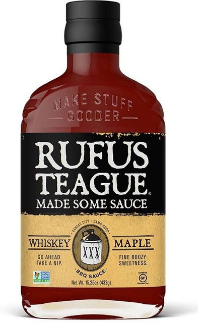 Rufus Teague Whiskey Maple BBQ-Sauce 423 g - Bild 1