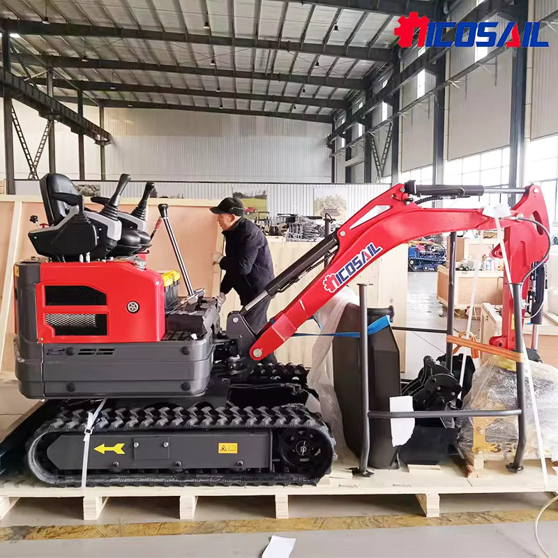Multifunktionaler Minibagger nicosail mit anpassbarer Kabine und Überdachung für 1,8 T, 2 T oder 3 T - Bild 1