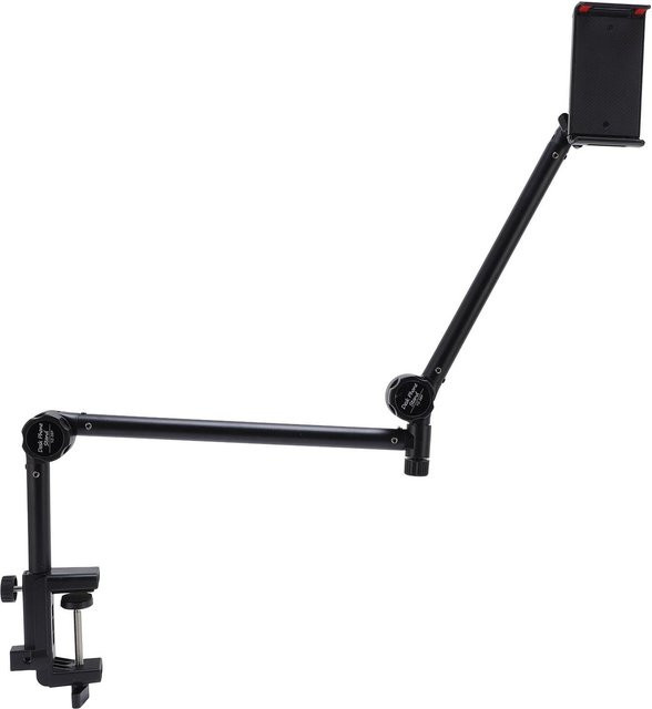 DIYelecs Mikrofon-Schwebestativ 360 Grad aus Metall mit Telefonhalterung, Tragkraft 1,5 kg, Schwarz - Bild 1