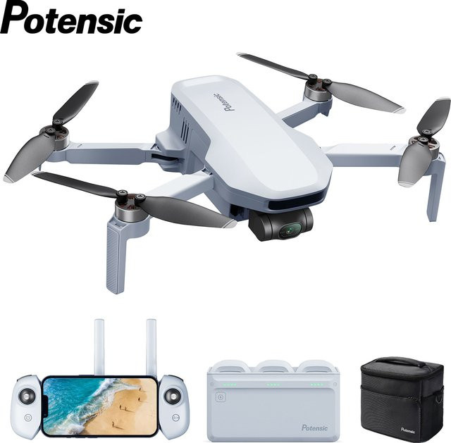 Potensic ATOM C0 Mini-Drohne mit 4K Kamera, 3-Achsen-Gimbal und GPS, bürstenloser Quadcopter - Bild 1