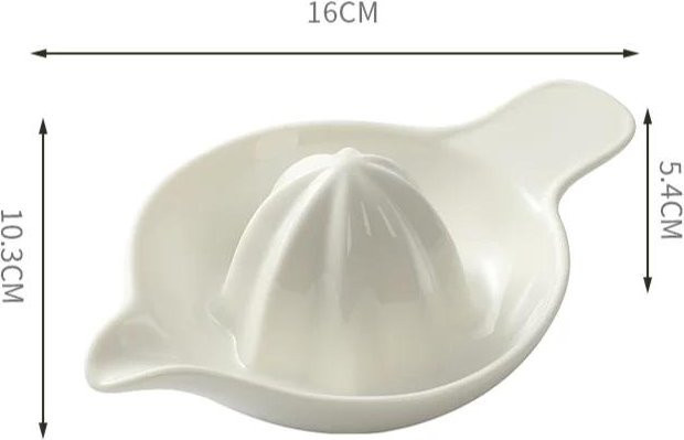 Handbetriebene Keramik-Saftpresse von Yiran Furniture in Beige für Zitrusfrüchte - Bild 1