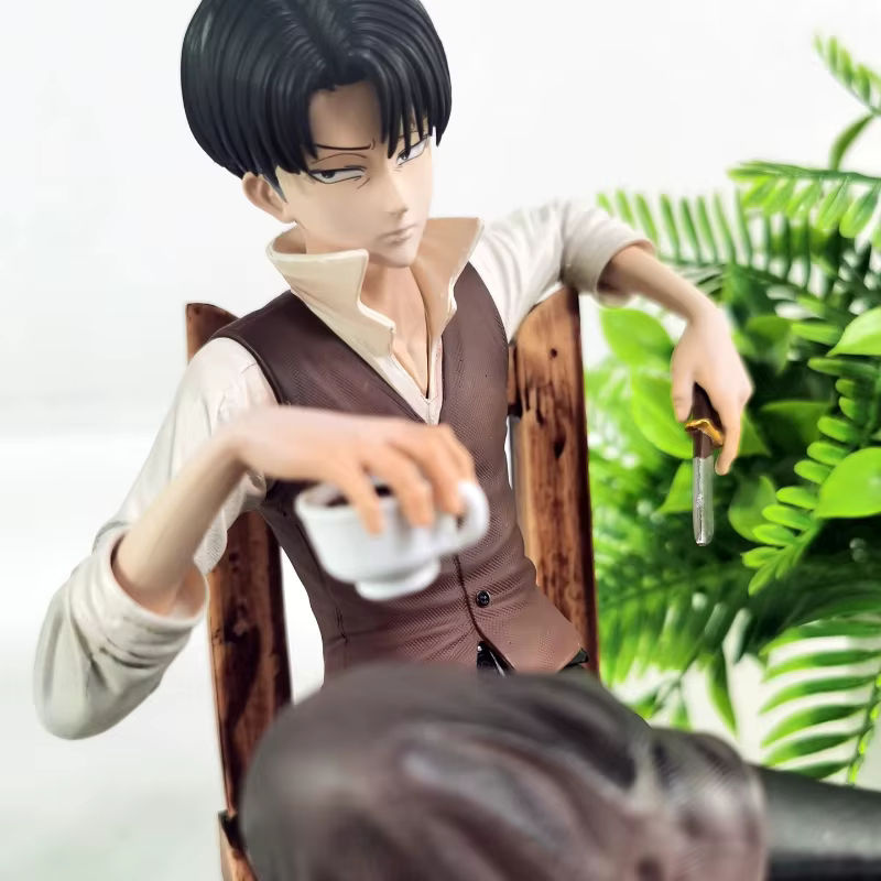 Bandai Attack On Titan Anime Figur Captain Levi Ackerman mehrfarbig Höhe: 18 cm - Bild 2