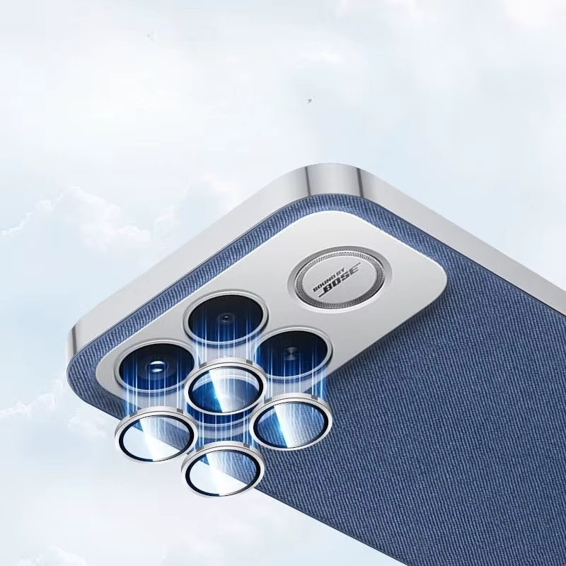 Transparenter Metall Kamera Objektiv Schutzring für Xiaomi Poco F8 und Poco F7 Ultra Pro in Silber - Bild 2