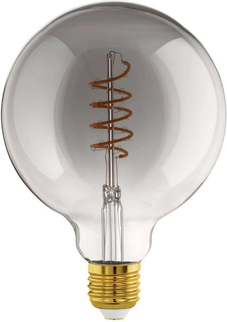 Eglo LED Leuchtmittel E27 Globeform in Transparent mit 4 W und 2.000 K Warmweiß - Bild 1