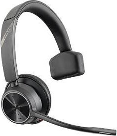 Poly Voyager 4310 UC Monaurales On-Ear Headset mit BT700 USB-A Adapter und Ladestation in Schwarz - Bild 2