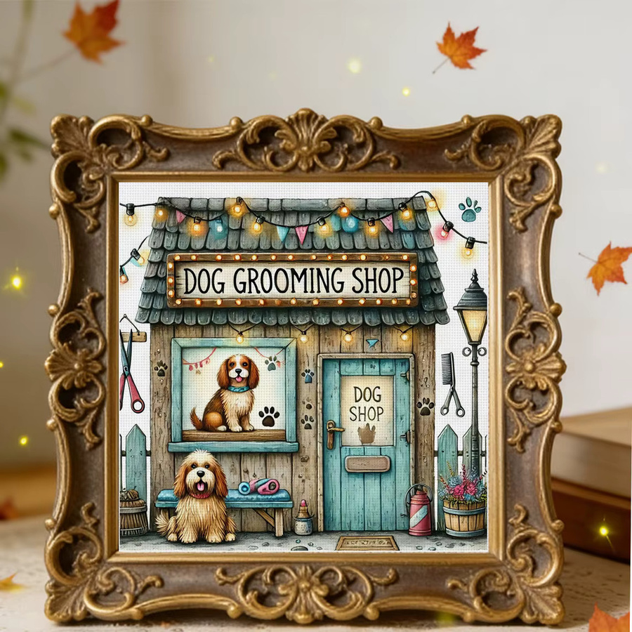 Pet Paradise Kreuzstich-Set zum Selbermachen, 11CT Stickerei in Multicolour, B/H: 36 x 36 cm - Bild 5