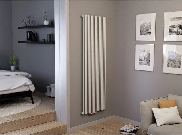 Ximax Raumheizkörper Gamba Slim Weiß mit Mittenanschluss, Breite: 180 cm, Höhe: 50,5 cm - Bild 1