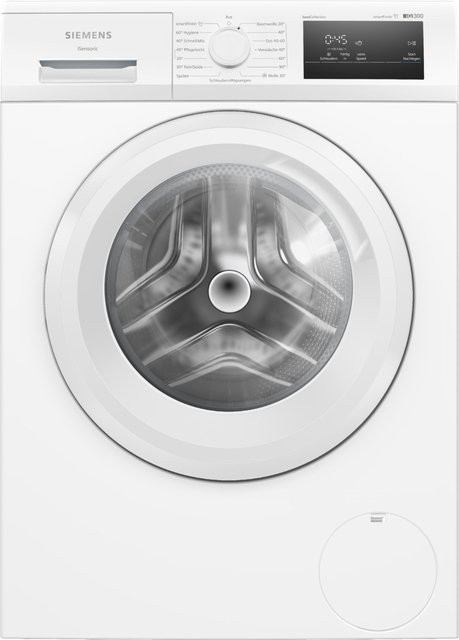 Siemens iQ300 Stand-Waschmaschine Frontlader WM14N0H4 weiß, 8 kg, 1400 U/min - Bild 1