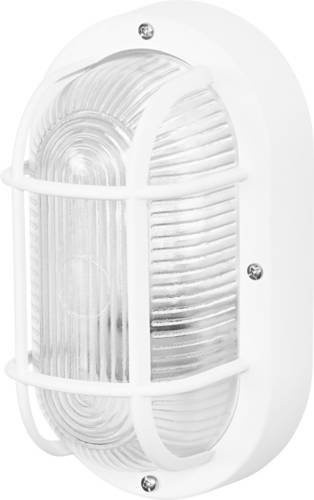 Osram Homelighting Bulkhead Essential Oval Deckenleuchte und Wandleuchte in Weiß mit E27 Fassung und IP44 Schutzart - Bild 1