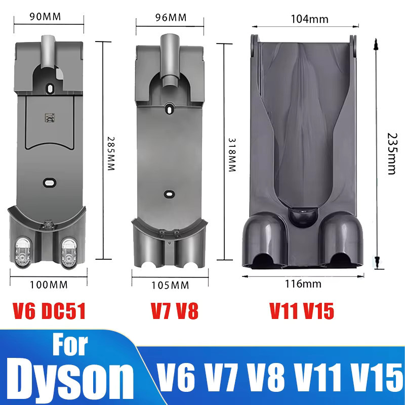 Dyson Staubsauger Docking Station Ersatzteil Halterung für V6 V7 V8 V11 V15 in Grau - Bild 1