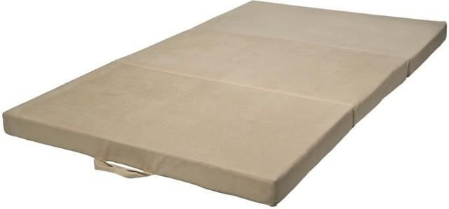 Viking Choice Gästematratze aus Komfortschaum, Farbe: Weiß/Beige, B/T/H: 120 x 200 x 10 cm - Bild 1