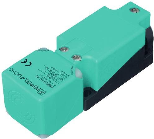 Pepperl+Fuchs Induktiver Sensor NBB15-U2-E0 203015 NPN bündig montierbar in Grün - Bild 1