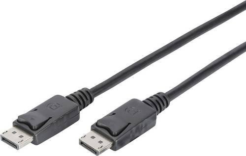 Digitus DisplayPort Anschlusskabel in Schwarz, 2,00 m, UHD 4K Unterstützung - Bild 1
