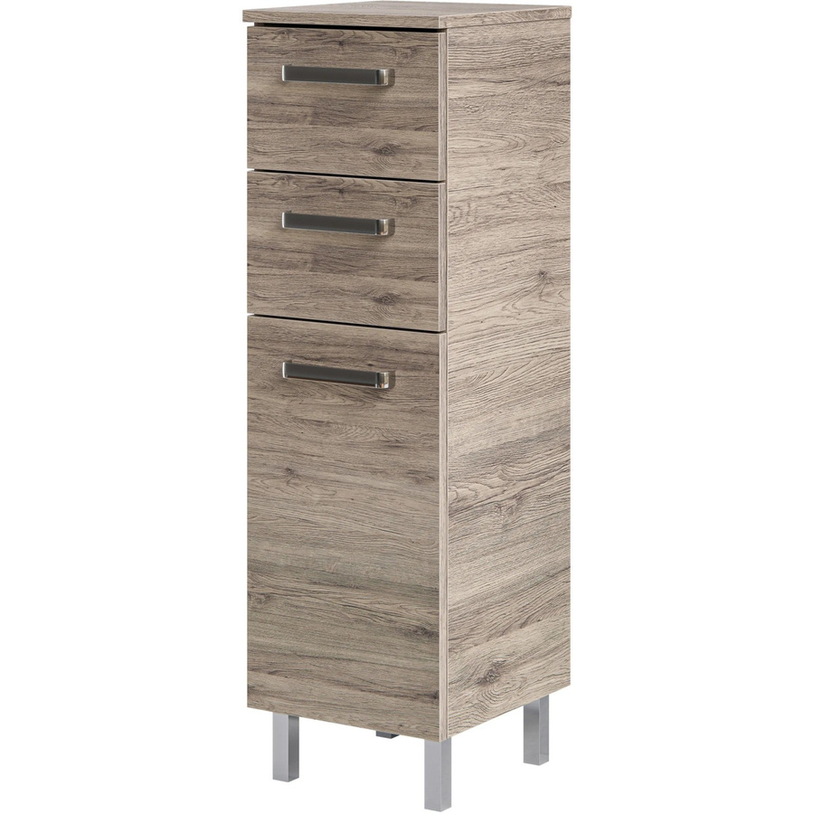 Pelipal Bad-Highboard Quickset 313 Sanremo Eiche mit Soft-Close-Türen und internen Regalen, Breite: 30 cm, Höhe: 100,5 cm - Bild 2
