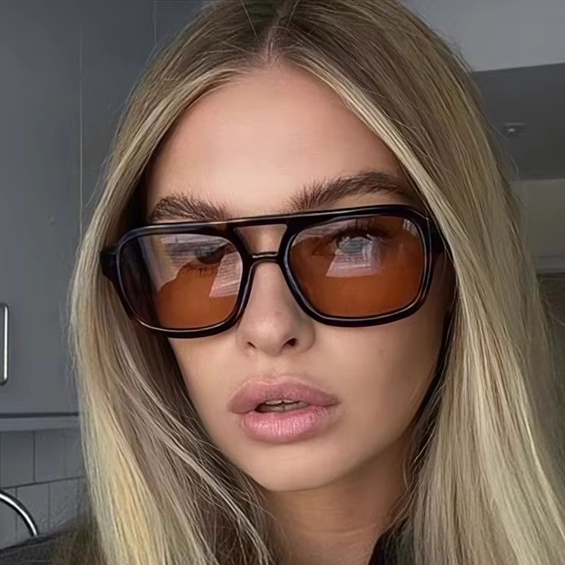 Ah-Mee Sonnenbrille, Vollrand, Square, Kunststoff, Damen - Bild 1