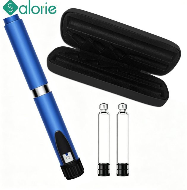 SALORIE Insulin-Pen Peptid-Pen, 60 Stück, mit 2 Kartuschen und Reiseetui - Bild 1