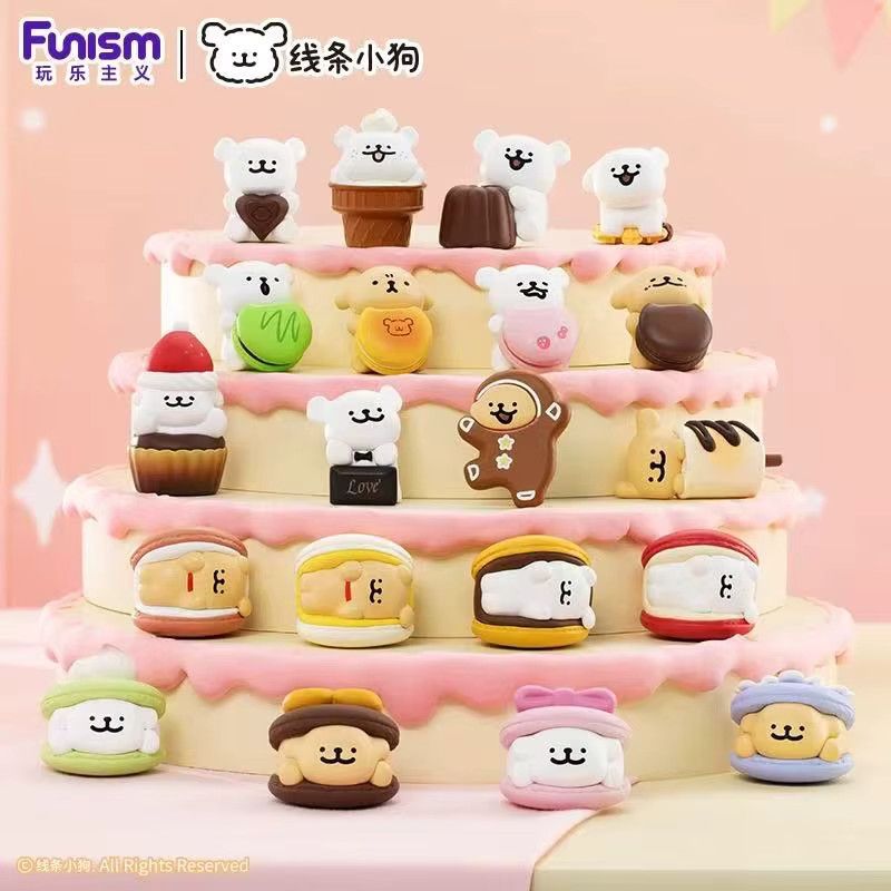 FUNISM Malteser Dessert Haus Serie Blind Box Mini Puppen Modell Dekoratives Ornament Spielzeug - Bild 1