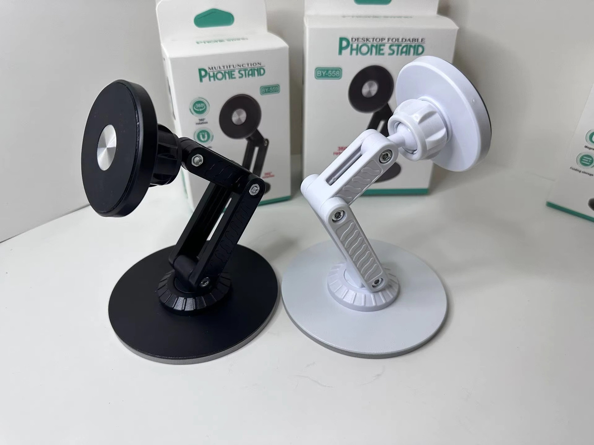 DGETG Magnetische Halterung für geteilte Tastatur, Telefon und Tablet mit 360-Grad-Rotation und Höhenverstellung, Schwarz oder Weiß - Bild 4