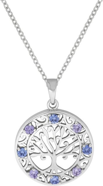 Zeeme Halskette 925 Silber, Zirkonia, Damen - Bild 1