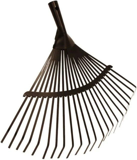 Galaflor Laubbesen mit 22 Stahlzinken, Feststehend, Breite: 44 cm - Bild 1