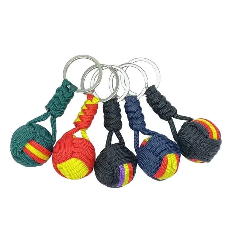QHSPE Schlüsselanhänger, gewebtes Seil, Outdoor Survival Tool - Bild 2