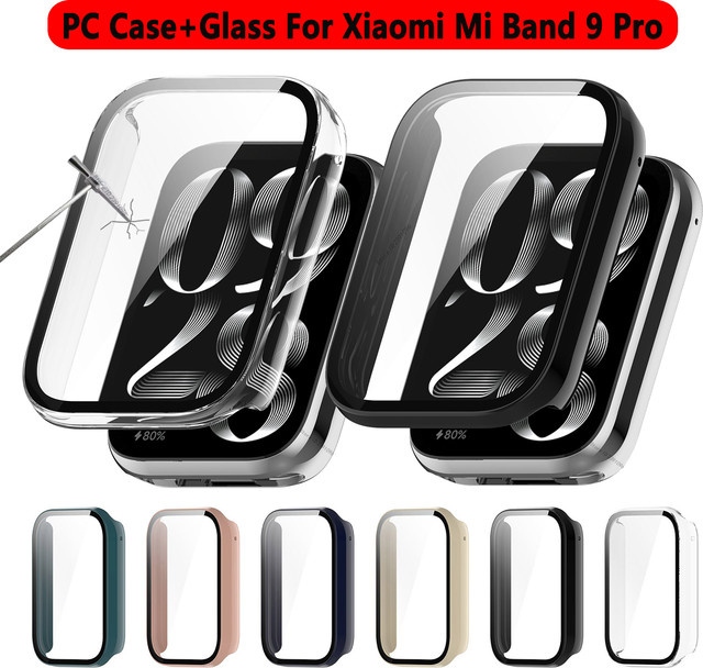 Xiaomi Schutzhülle mit Glas für Mi Band 9 Pro und Mi Band 8 Pro in Grün - Bild 1