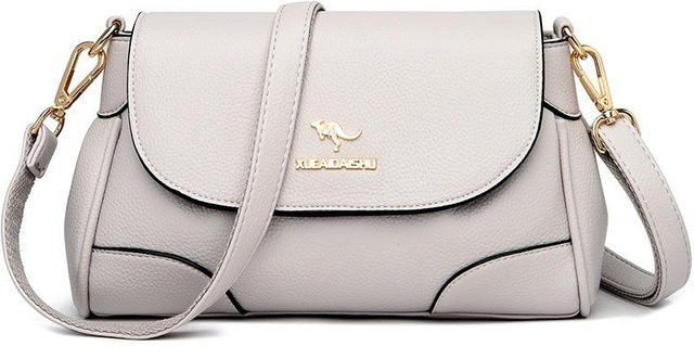 YIRAN Schultertasche Leder, Damen - Bild 1