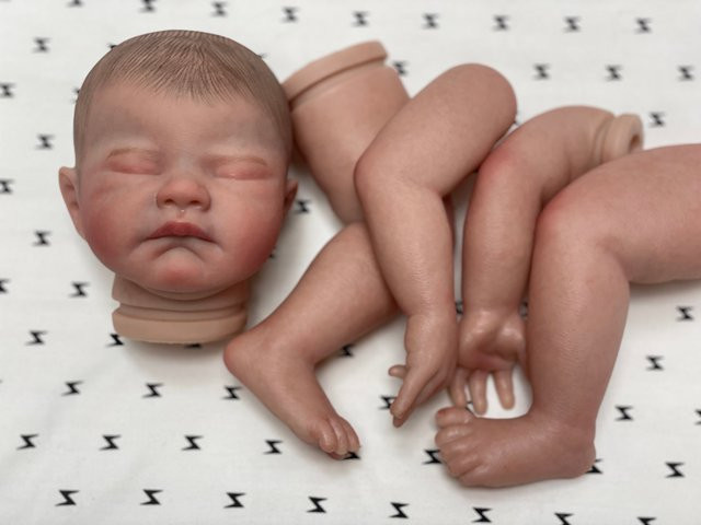OtardDolls Baby Puppe, handgemacht, 20 Zoll, Kunststoff, Bunt / Mehrfarbig - Bild 1