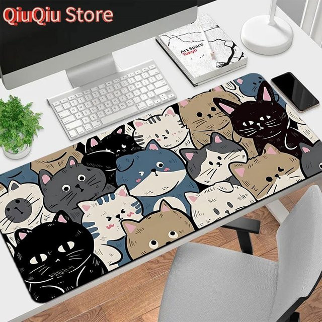 Potdemiel Mauspad Multicolor, rutschfeste Schreibtischunterlage und Gaming-Matte, B/T: 80 x 40 cm - Bild 1