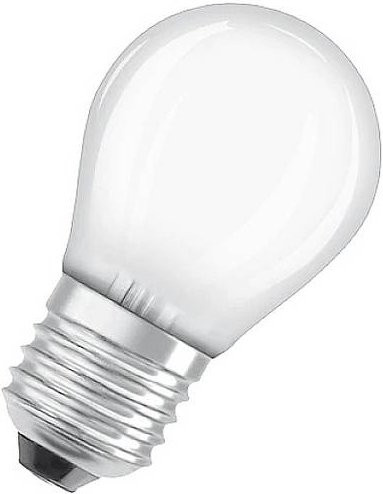 Osram LED Filament Leuchtmittel E27 Tropfenform Warmweiß Transparent Durchmesser: 45 mm, Länge: 77 mm - Bild 1