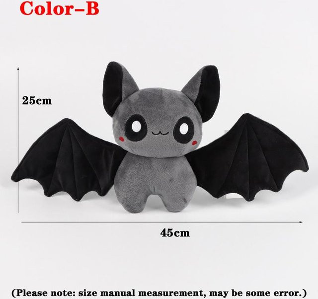 Yiran toy Fledermausflügel Plüschtier, Schwarz Rot, ab 14 Jahren - Bild 1