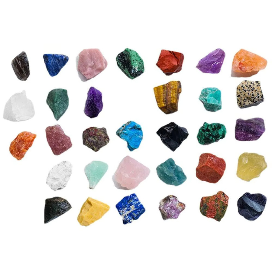 Sisterstone Rosenkristall als natürlicher Kristallquarz in Rosa, unregelmäßige Form als rohe Mineralprobe zur Heimdekoration - Bild 5