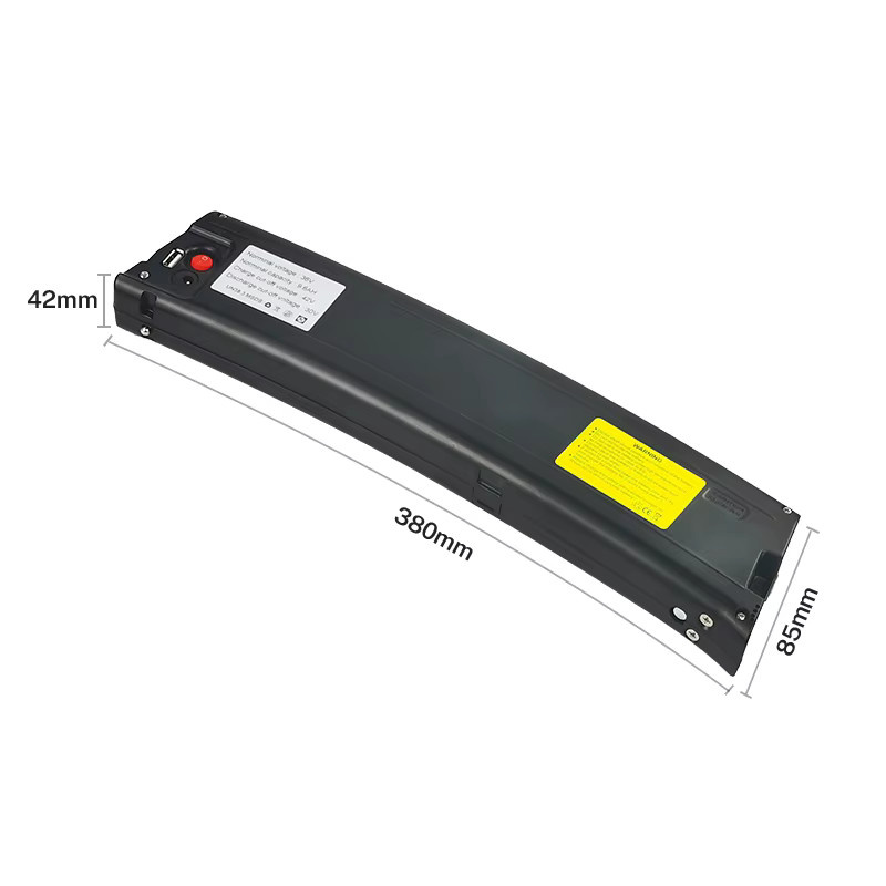ShunTongDa E-Bike Batterie in gebogener Scimitar-Form für Falträder und Citybikes, 36V, Farbe: Schwarz - Bild 2