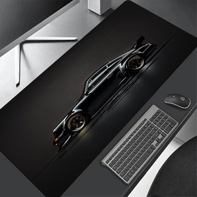 Reuel Gaming Mauspad XXL in Schwarz, Schreibtischmatte für Gamer und Tastatur, B/H/T: 80 x 30 x 0,2 cm - Bild 1