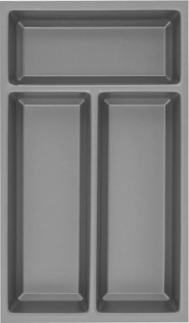 Agoform Besteck-Organizer Sky Schubladen-Einsatz aus Kunststoff in Schiefergrau, B/T/H: 22,0 x 5,3 x 37,3 cm - Bild 1
